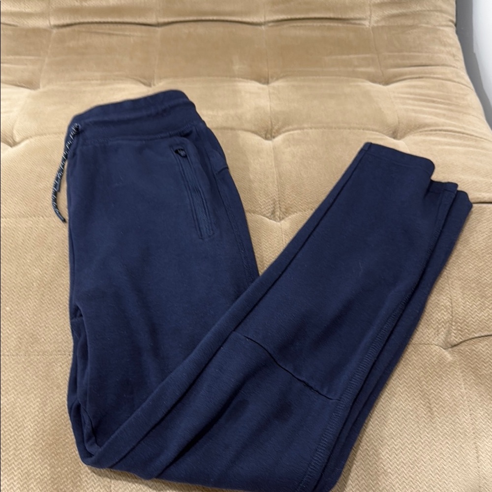 GAP Blue Sweatpants with Slim Tapered Leg and Elastic Waistband